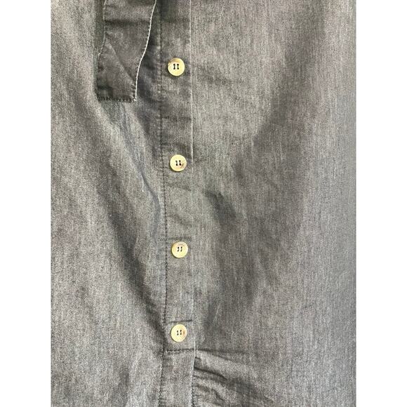 Chic Black Cotton-Blend Skirt - Size Large - Picture 3 of 9